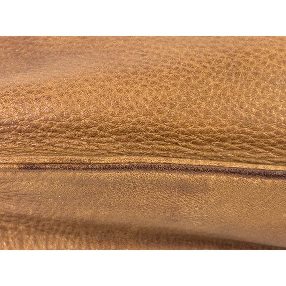 Fossil 75082 Crossbody Messenger Bag Envelope Camel Boho Leather Travel Cargo - Picture 16 of 16